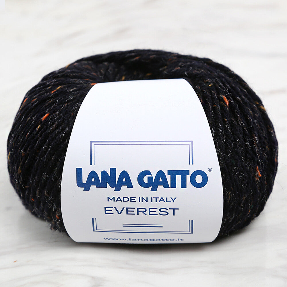 LANA GATTO EVEREST Siyah El Örgü İpi - 10214